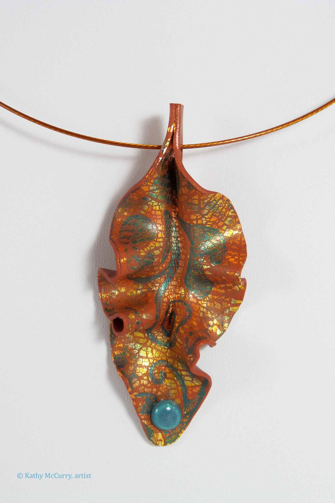 Copper with Teal Swirl and Teal Cab
