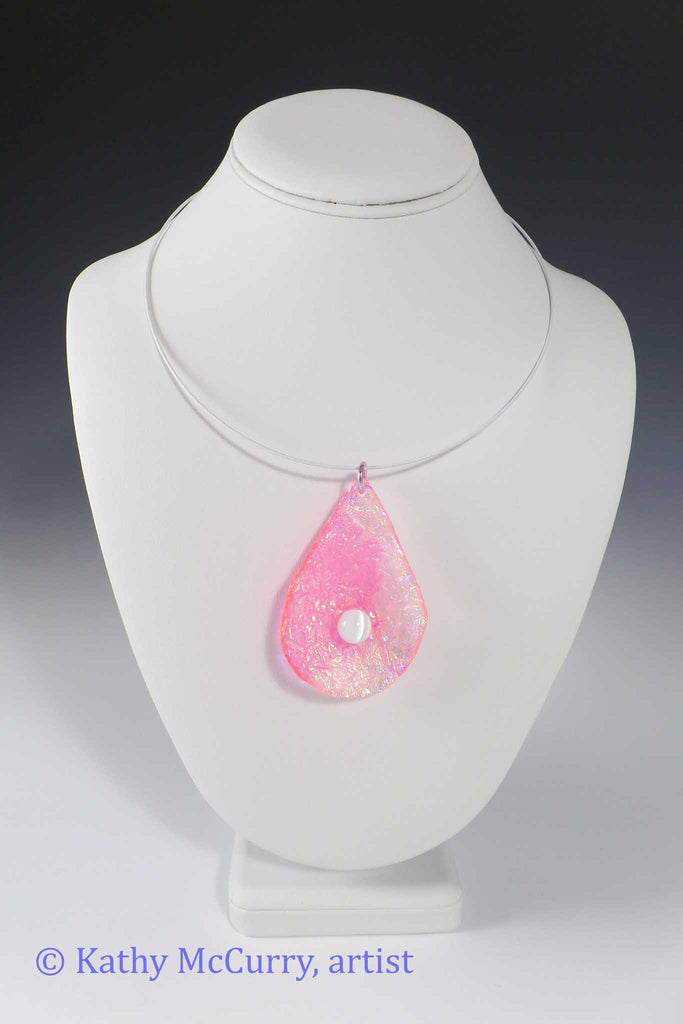 Magic Drops: Patchy Pink with White Tiger's Eye