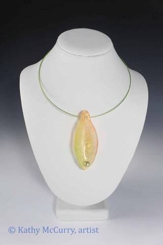 Magic Shell: Peachy Lime Blend with Glass Pearl