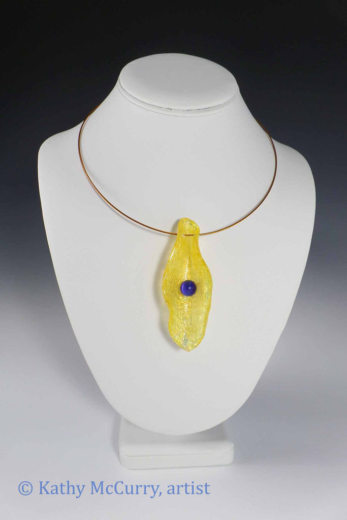 Magic Shell: Gold with Cobalt Blue
