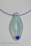 Magic Shell: Opalescent Blue with Deep Blue Stone