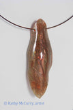 Magic Shell: Opaque Orange with 3 Tiger's Eyes